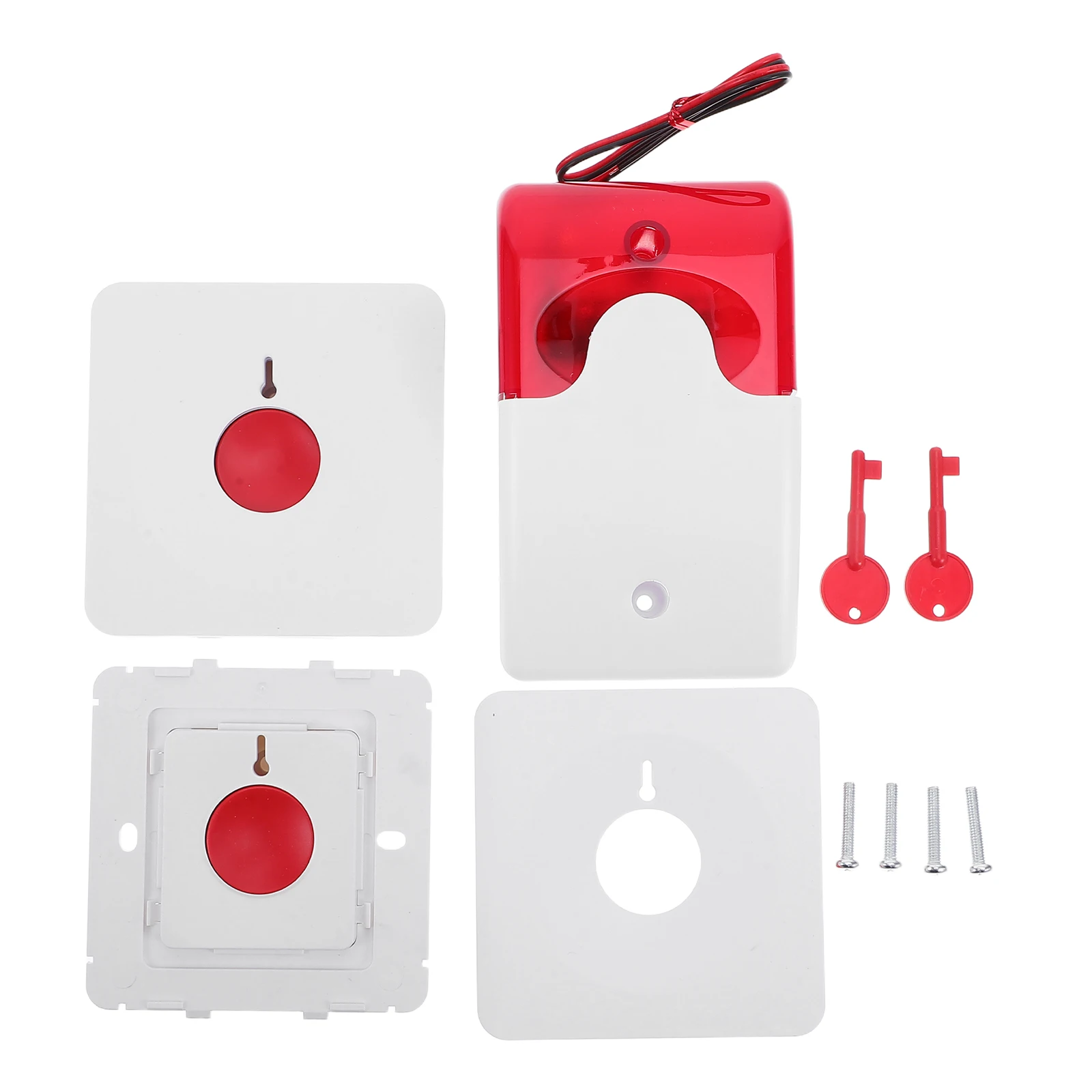 1 set 1 set pulsante di emergenza per bagno per anziani doccia allarme chiamata campanello sistema di allarme rapido assistenza al paziente pulsante di aiuto montaggio a parete