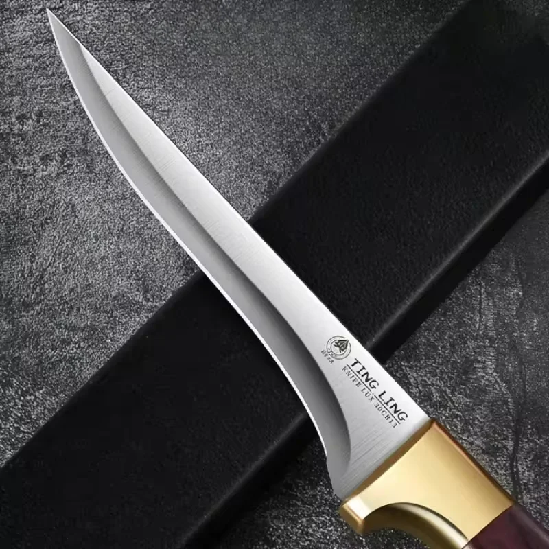 Professional High-hardness Cutting Knife Stainless Steel Butcher Knife Professional for Bone-picking Sheep, Pigs and Cattle