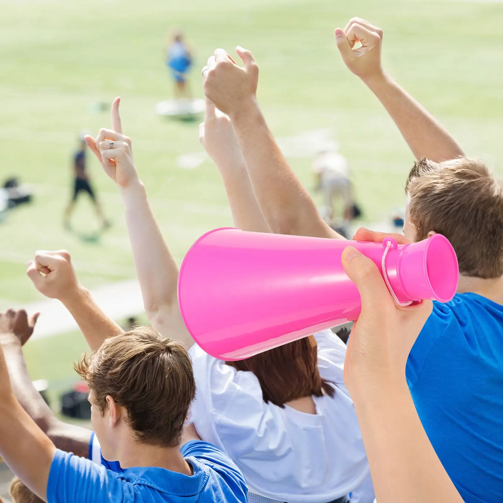 Zabawka dla dzieci Cheer Horn Przenośna plastikowa gra piłkarska Zabawka wielofunkcyjna Konkurs sportowy Rekwizyty na imprezę Atmosfera