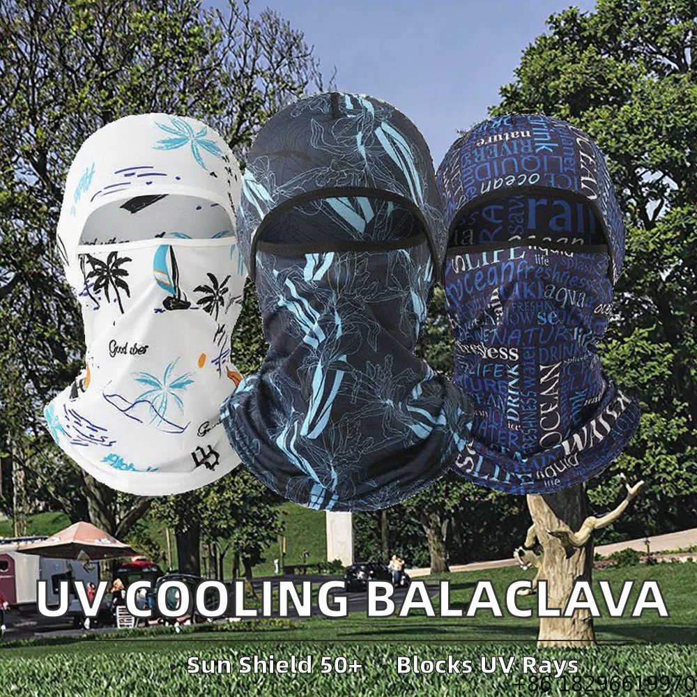 Balaclava Custom Sun Protection Sports Party Cycling Motorcycle Cooling Beach Daily Fishing Character Balaclava Mask
