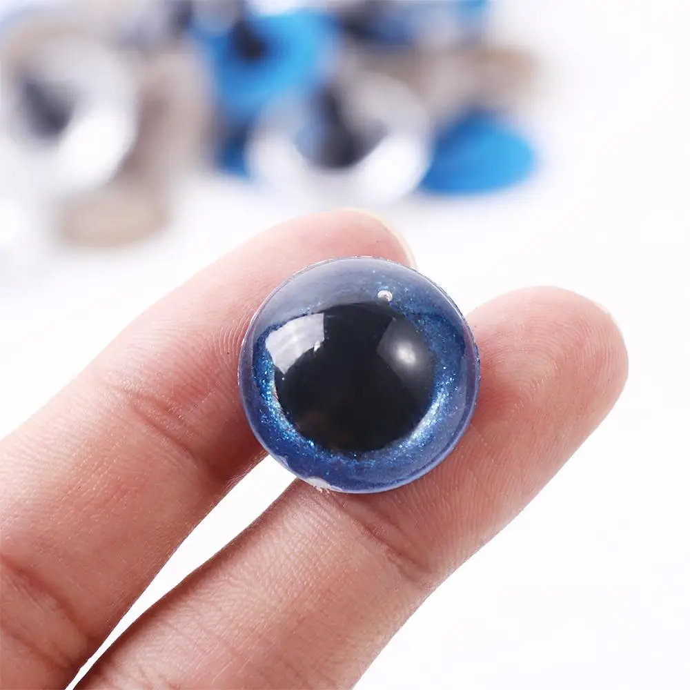 

10pcs Plastic Safety Eyes Doll Eyeballs Trapezoid Stuffed Toys 3D Doll Eyes Doll Making Eyes Toys Eyes 3D Glitter Eyes