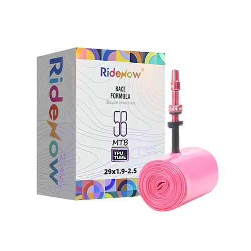 Ridenow MTB bicicleta TPU tubo interior 26 pulgadas/27,5 pulgadas/29 pulgadas ultraligero bicicleta de montaña neumático interior metales franceses longitud de la válvula 45mm