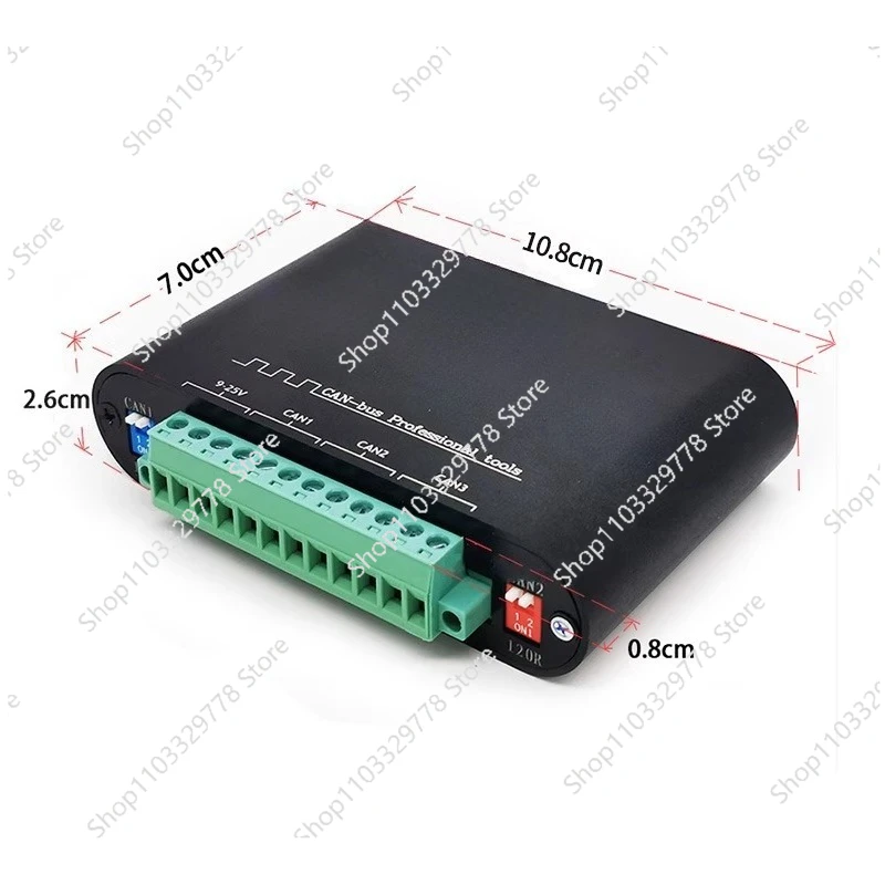 

CAN bus data memory CANFD recorder offline and broadcasting offline playback relay TF card real-time saving