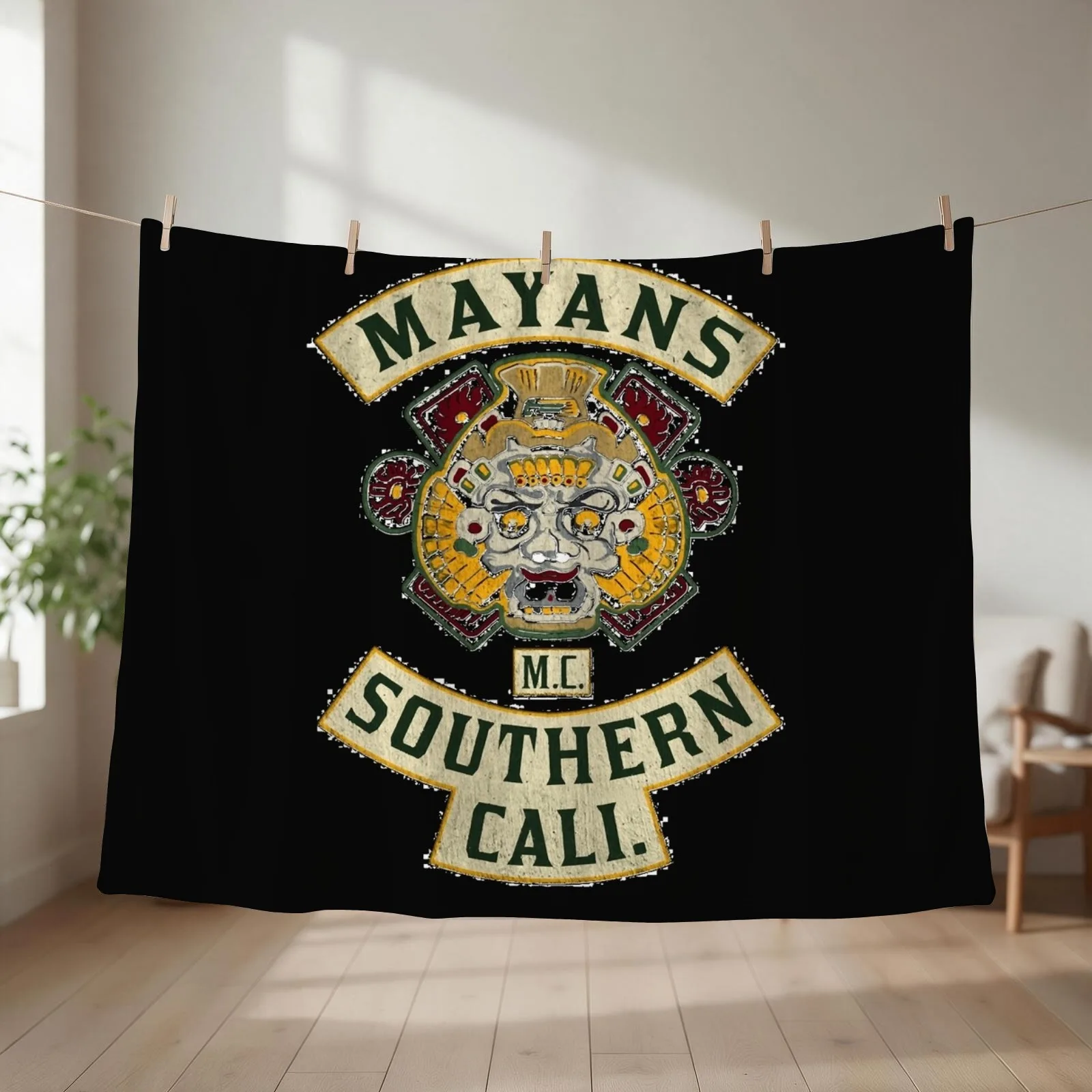 Mayans MC Throw Blanket Sofa Throw Moving Stuffeds Sofa Blankets