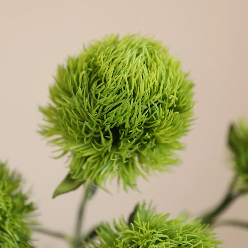 22 بوصة ديانثوس الاصطناعي الكرة الخضراء نبات صناعي للمنزل فندق ديكور تجاري ترتيب الأزهار التصوير الدعامة