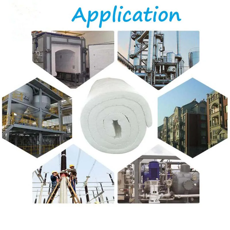 1430Β° Zirconium Containing High Alumina Ceramic Fiber Blanket Refractory High Temperature Aluminum Silicate Insulation Cotton