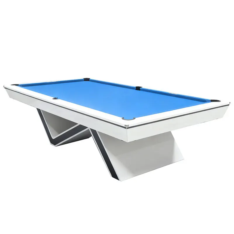 commercial marble solid wood billiard table, adult American black eight multi-functional table tennis table