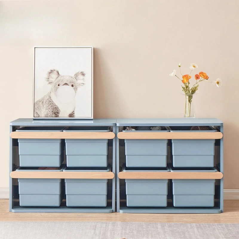 

Children's toy storage cabinet storage rack baby clothes storage rack