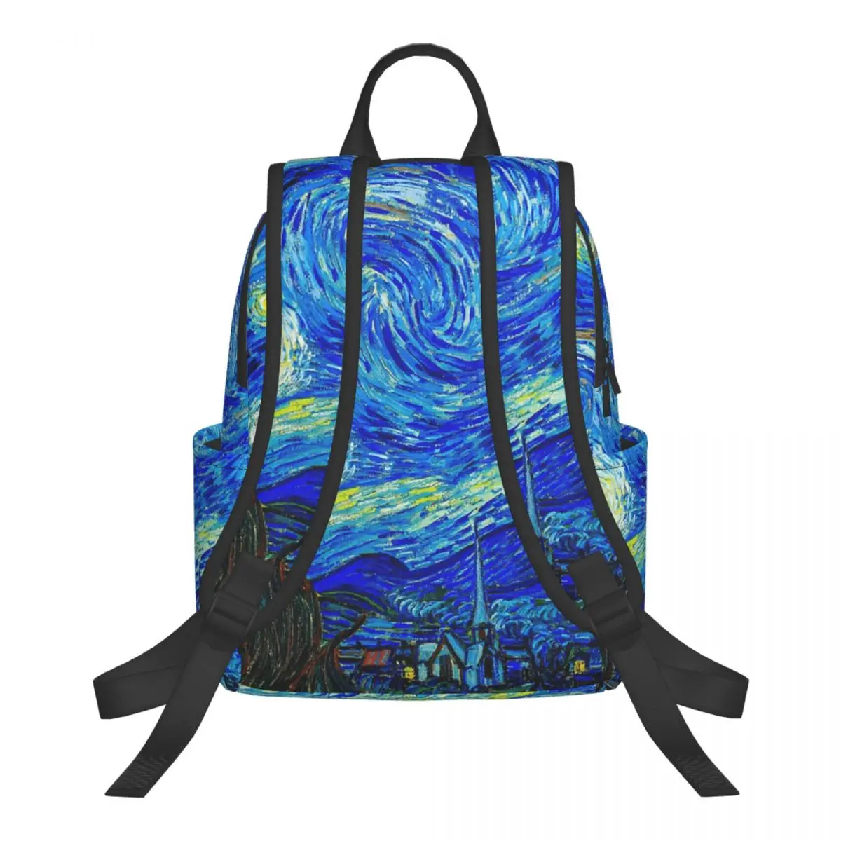 Starlight Night Van Gogh  Student Backpack School Bag Hiking Travel Daypack for Boys Girls Bookbag Shoulder Bags