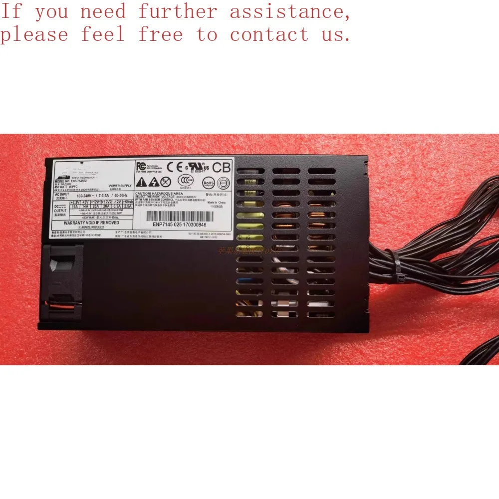 For ENP-7145B 450W Gold Small 1U Power Supply FLEX Dual Graphics Power Supply 6 + 2 K39 S