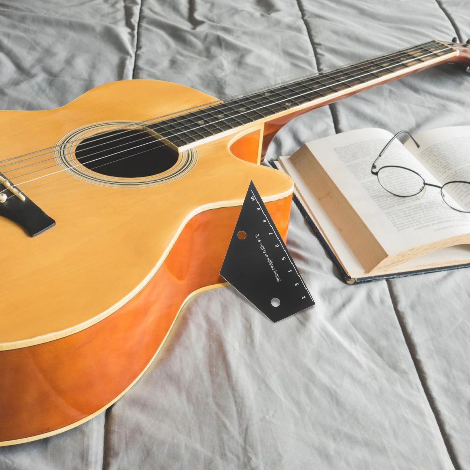 

Guitar String Action Gauge Ruler Multi Scale Design for Different Guitar Parts Precision Measuring Tool Luthier Accessories