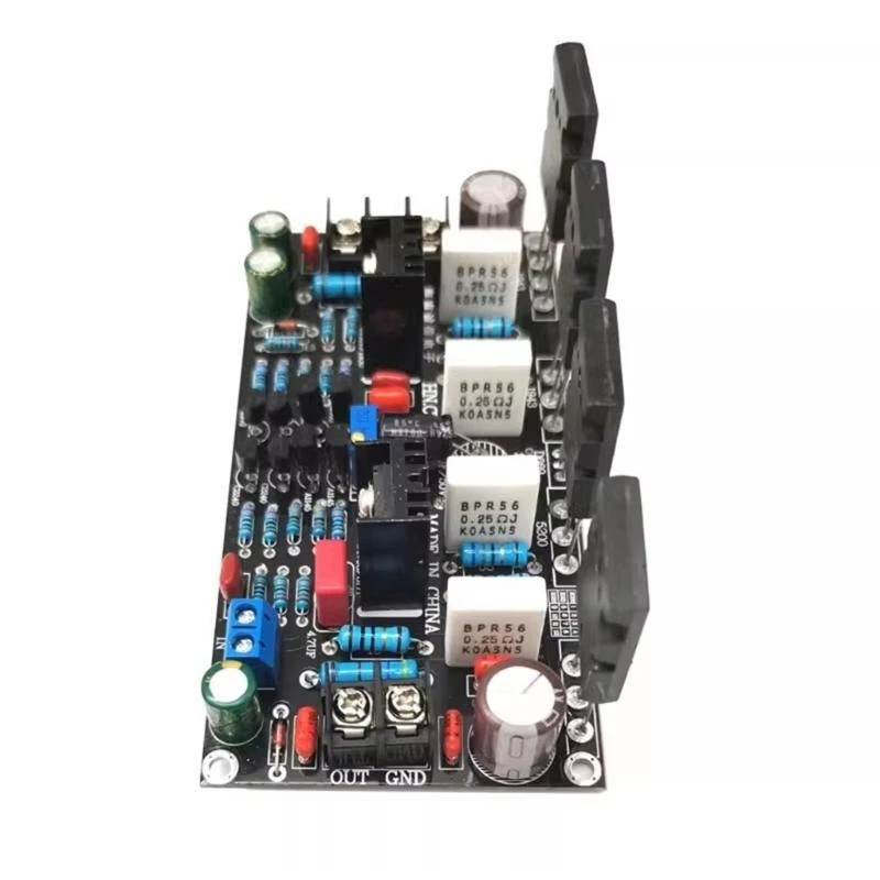 U55B Upgraded 200W Mono Power Amplifier 1943+5200 High Power Amp Board With Speaker Protective Tube Accessories