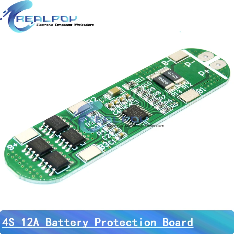 4S 12A 16v Li-ion 18650 BMS PCM battery protection board bms pcm for li-ion lipo battery cell pack