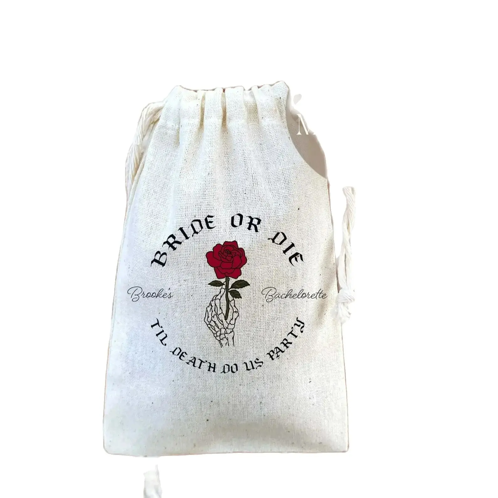 Til Death Do Us Party - Bride or Die - Custom Bachelorette Bag - RIP Last Name Bags - Custom Wedding Wag - Bach Party Tote - Han