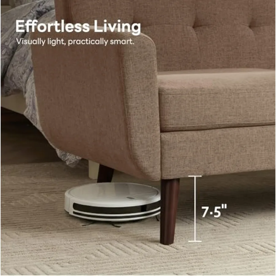 65" W Loveseat Sofa, Mid Century Modern Decor Love Seat Couches for Living Room, Button Tufted Upholstered Small Couch for Bedr - view 5