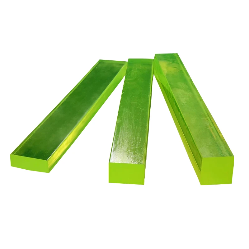 Hardness 80A Square Solid Polyurethane Bar Stick 500mm PU Rectangle Block Damping Die Mould Cushion Elastic Punching Pad DIY