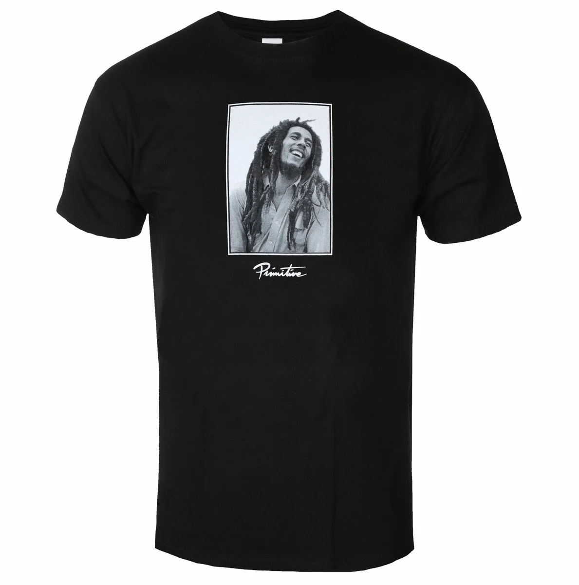 Vintage Reggae Tour Street‑wear Short Sleeve Top Bob Marley Uprising Tour Front Celebrity Photo Back World Tour