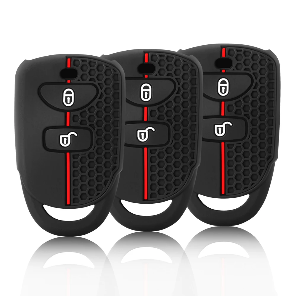 Silikon Schlüssel abdeckung Fall halter für Hyundai Tucson Santa Fe i10 ix25 Grand Stareks Smart Car Zubehör 2 Knöpfe Kappe