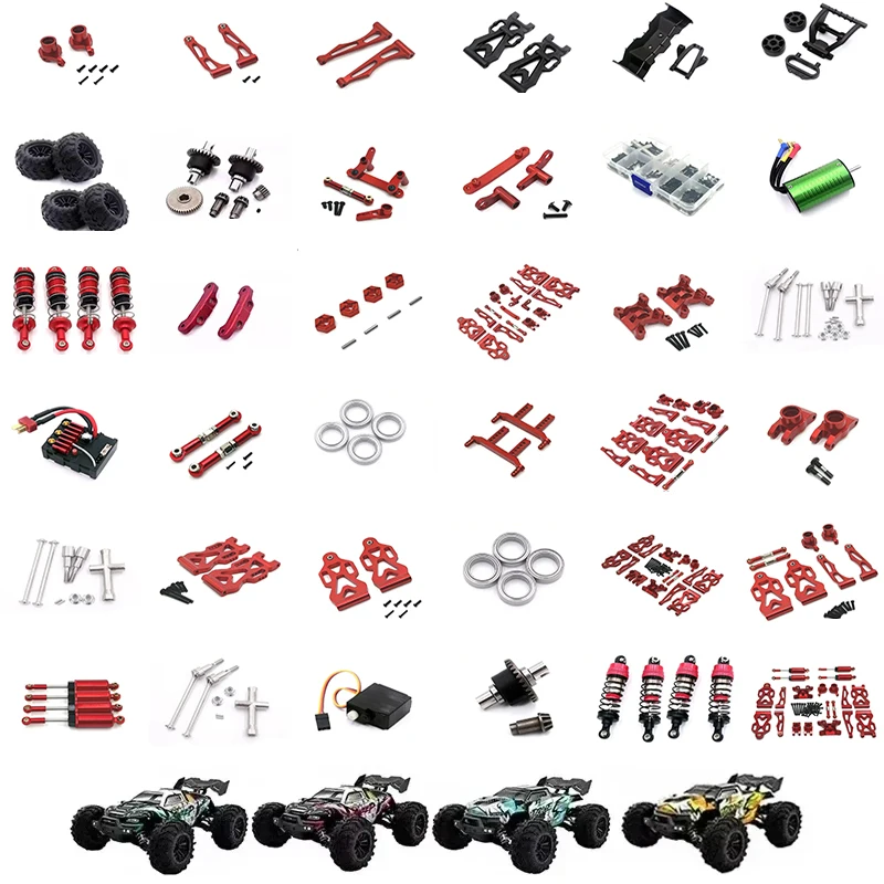 

SCY RC Automotive 16101 16102 SG116PRO Metal Aluminum Kit Steering Assembly Swing Arm Assembly Drive Shaft Tie Rod Parts