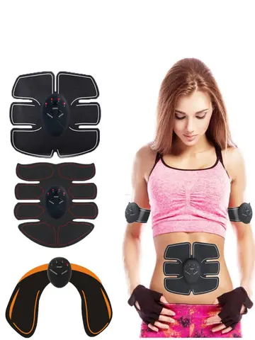 Electric Muscle Stimulator EMS Wireless Buttocks Hip Trainer Abdominal ABS Stimulator Fitness Body Slimming Massager