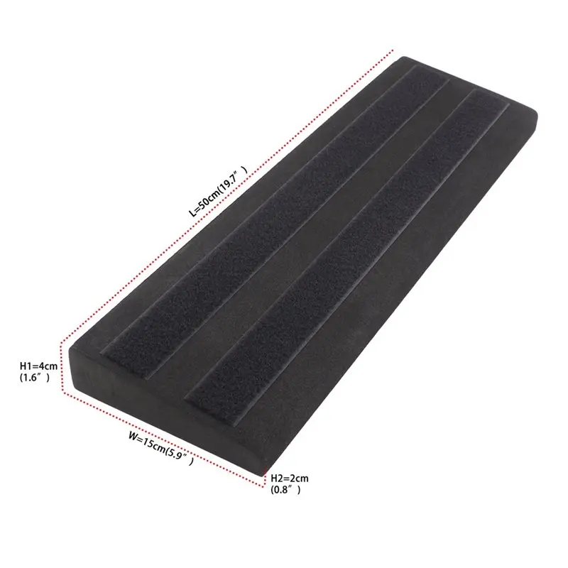 CGDS-لوحة دواسة الجيتار عدم الانزلاق لوحة دواسة الجيتار تأثيرات الجيتار Pedalboard المحمولة إيفا الغيتار Pedalboard للعروض