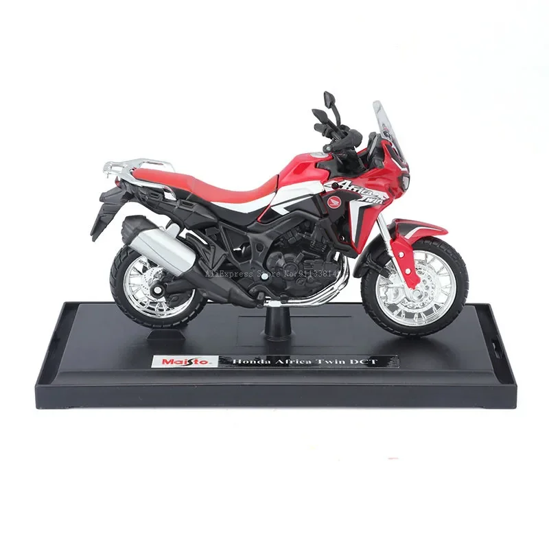 Maisto-réplica de motocicleta HONDA AFRICA TWIN DCT, escala 1:18, con detalles auténticos, modelo divertido de colección, juguete de regalo