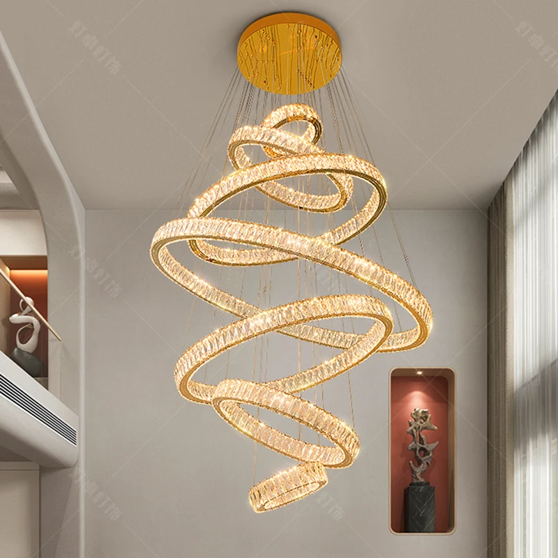 home decorationPendant lights, luxury crystal living room chandelier, dining room Pendant lamp, ceiling light, indoor lighting