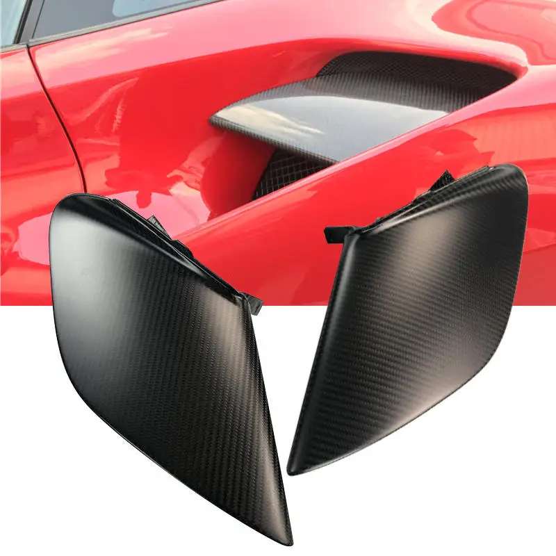 

Carbon Fiber For Ferrari 488 gtb Automotive Side Vent Components Accessories Air Vent，Perfect installation