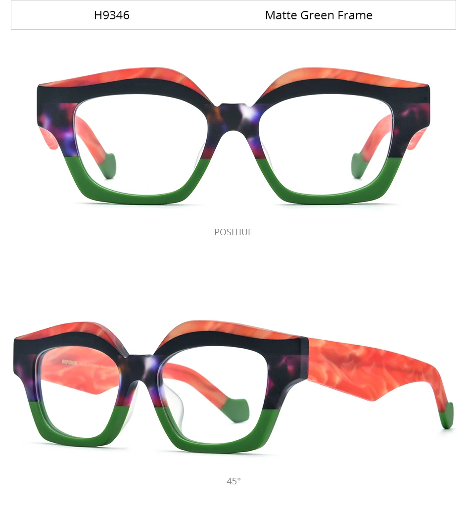 HEPIDEM Acetat Brille Männer Marke Designer Oversize Große Größe Brillen Rahmen Japanische Handgemachte Brille Männer Dicke Brillen 9374 – Detail 19