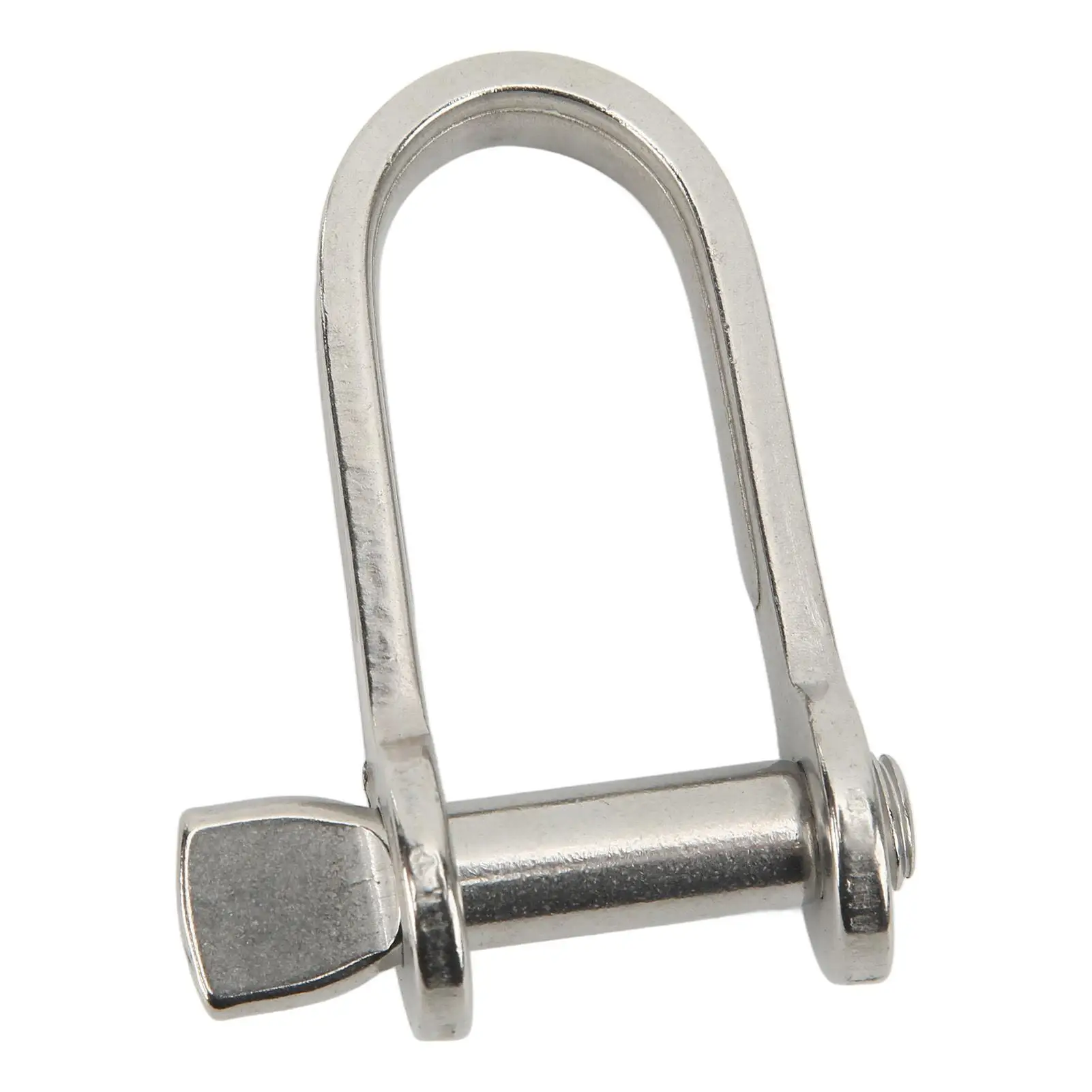 D Shackle Polished Stainless Steel Anchor Shackle Heavy Duty Long Durability 12mm Multipurpose for home for marine Boat Yacht