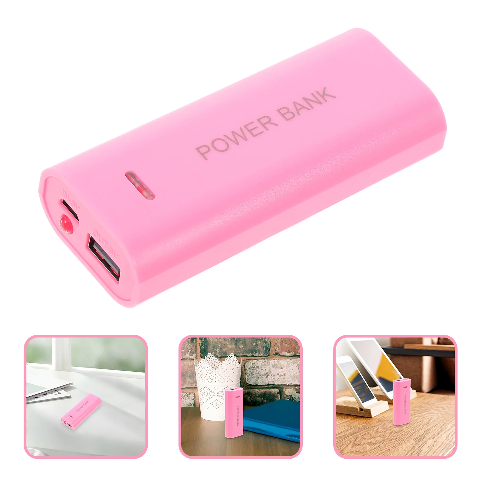 Gefälschte Power Bank Lagerung Versteckte Fach Container Tragbare Mini Sicher Für Münzen Kleine Kunststoff Organizer Geheimhalter Langlebig