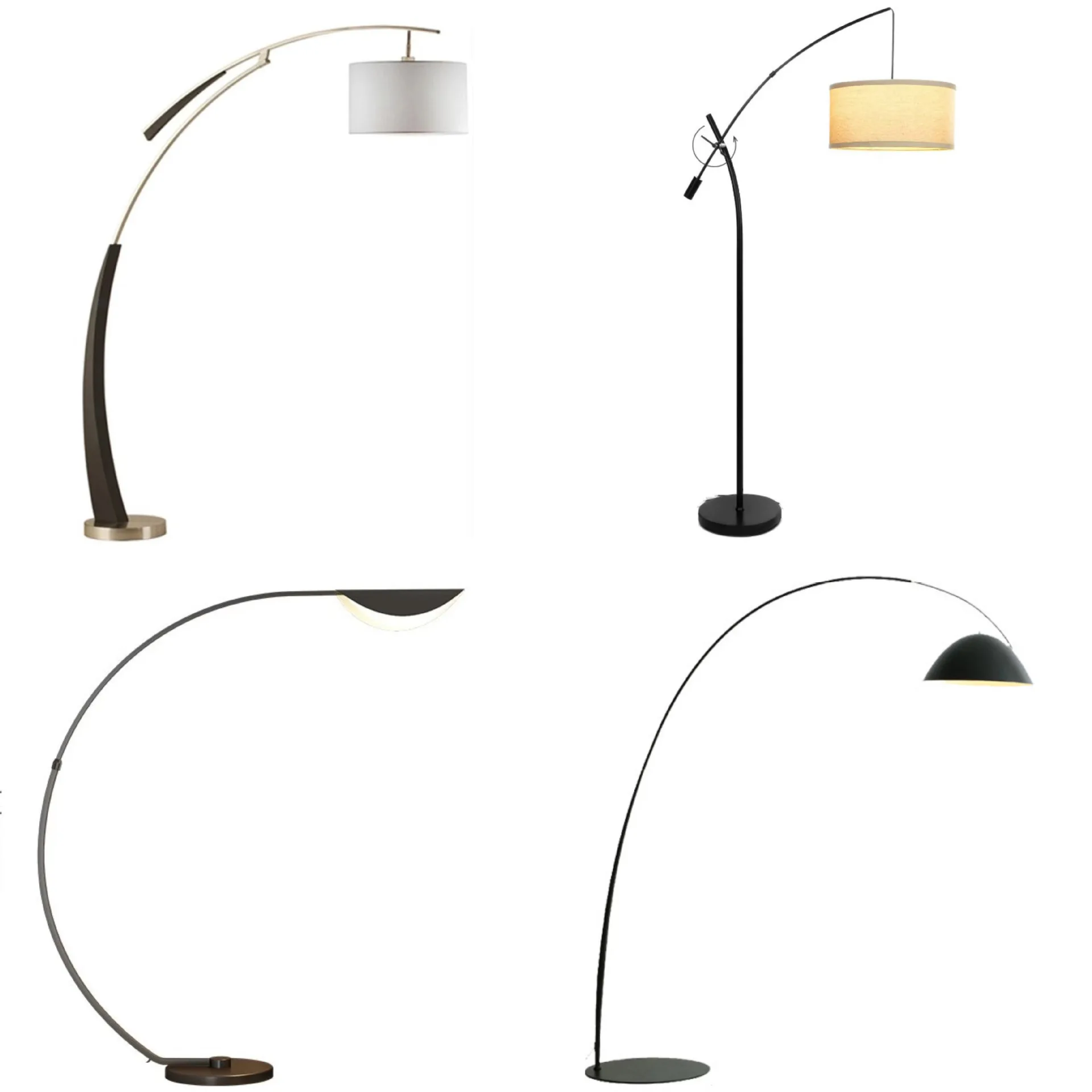 

Nordic light luxury living room model room bedroom bedside modern lamp simple model room Internet celebrity fishing floor lamp