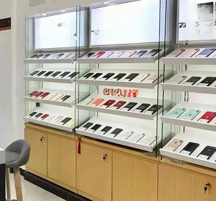 Mobile phone display cabinet 2 mobile phone recycling store accessories counter cabinet display rack