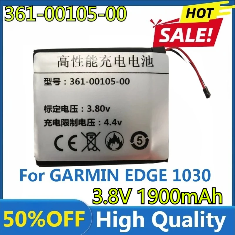 

New High Quality Replaceable 1900mAh 361-00105-00 Battery for GARMIN EDGE 1030 Bicycle Handheld GPS Navigation