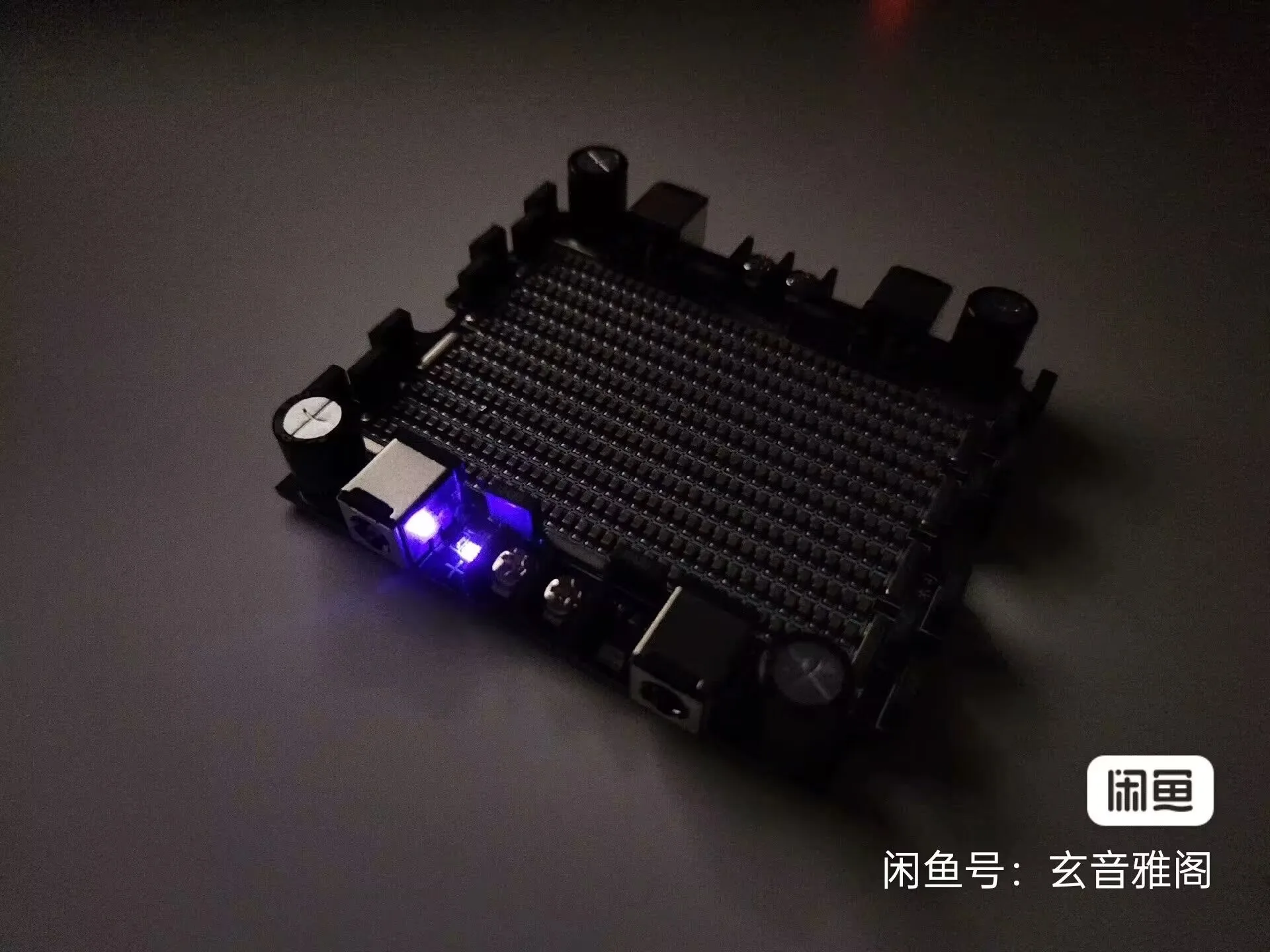 CNC Case 5V-25V 20A HIFI Power Filter Suitable for Switching Power Supply NAS Sound Card DAC Heaphone Amplifier