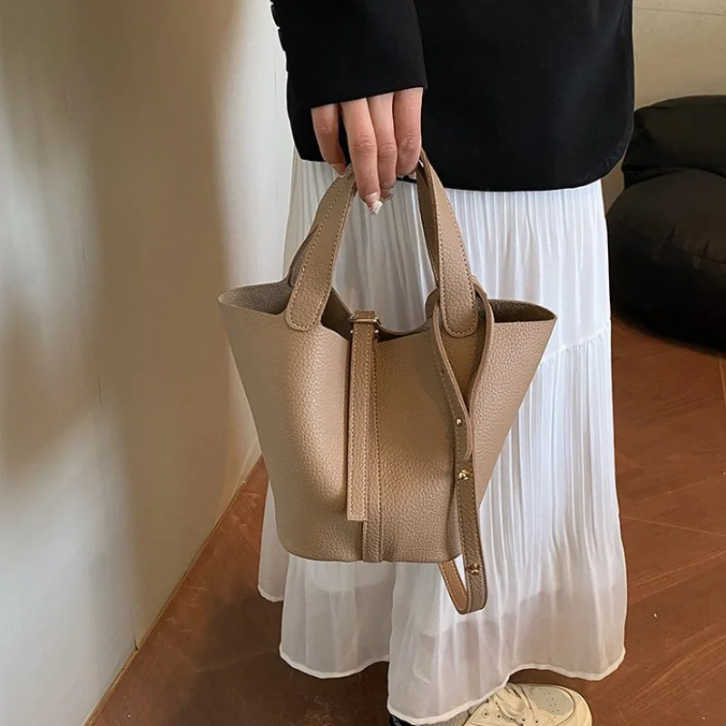 

Popular High End Leather Women Handbag Classic Elegant Fashionable Design Ladies Diaper Bag Large Capacity Daily Bag