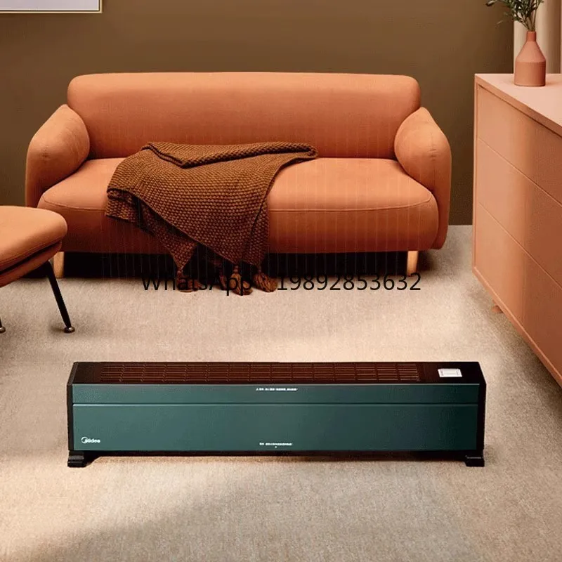 ZZ Baseboard Heater Electric Heater Household Waterproof Bathroom Electric Heater Winter Living Room Warm Air Blower
