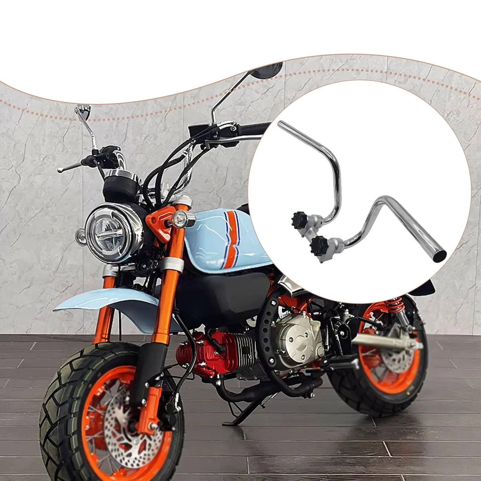 

Motorcycle Splitter Handlebar with Base and Screws for Jincheng JC70