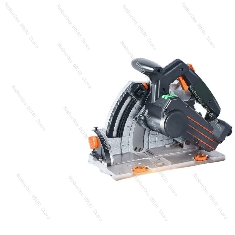 Saw Source Track Saw SJ-60, Portable Dust-Free Electric Circular Saw for Woodworking, 110V High-Efficiency Cutter