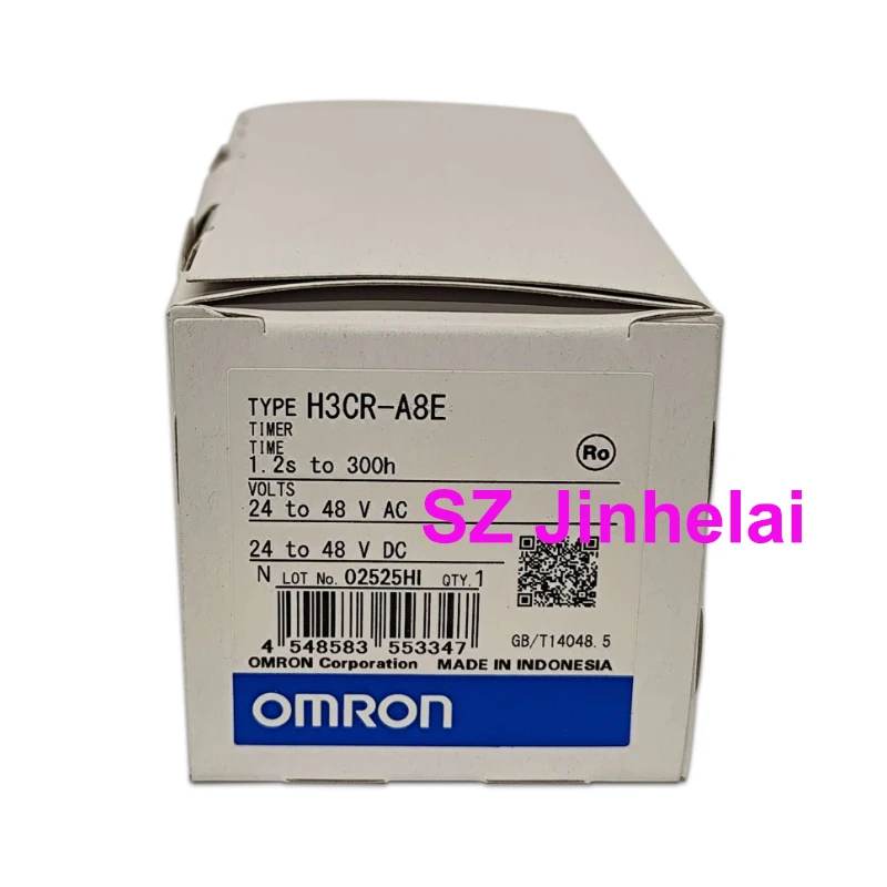 Omron Authentic Original H3CR-A8 H3CR-A8E Time Relay Time Calculator Solid State Timer 100-240VAC or 24-48VAC/12-48VDC