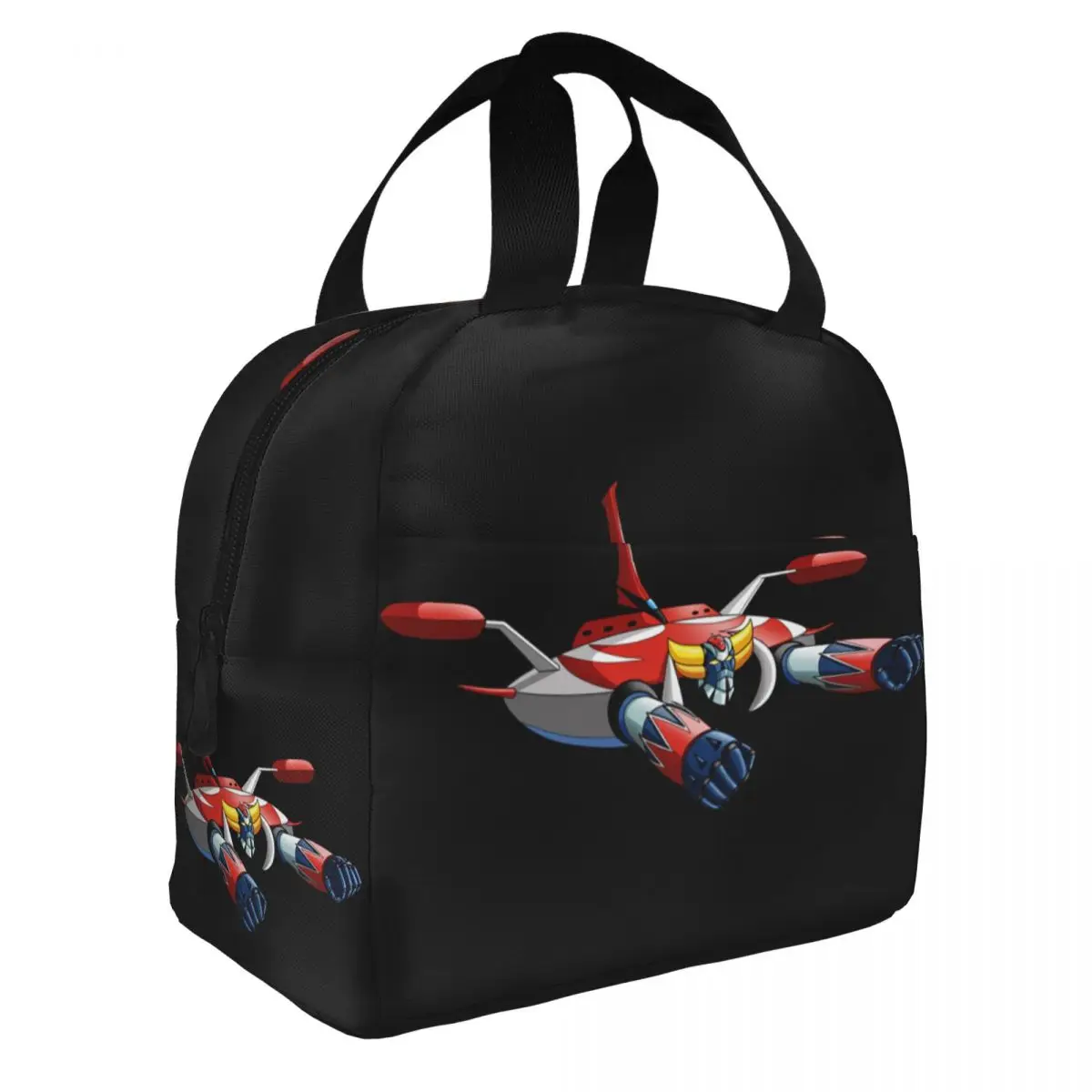 Ufo Robot Goldorak Grendizer Mazinger Z Insulated Lunch Bag for Work School Resuable Cooler Thermal Lunch Box