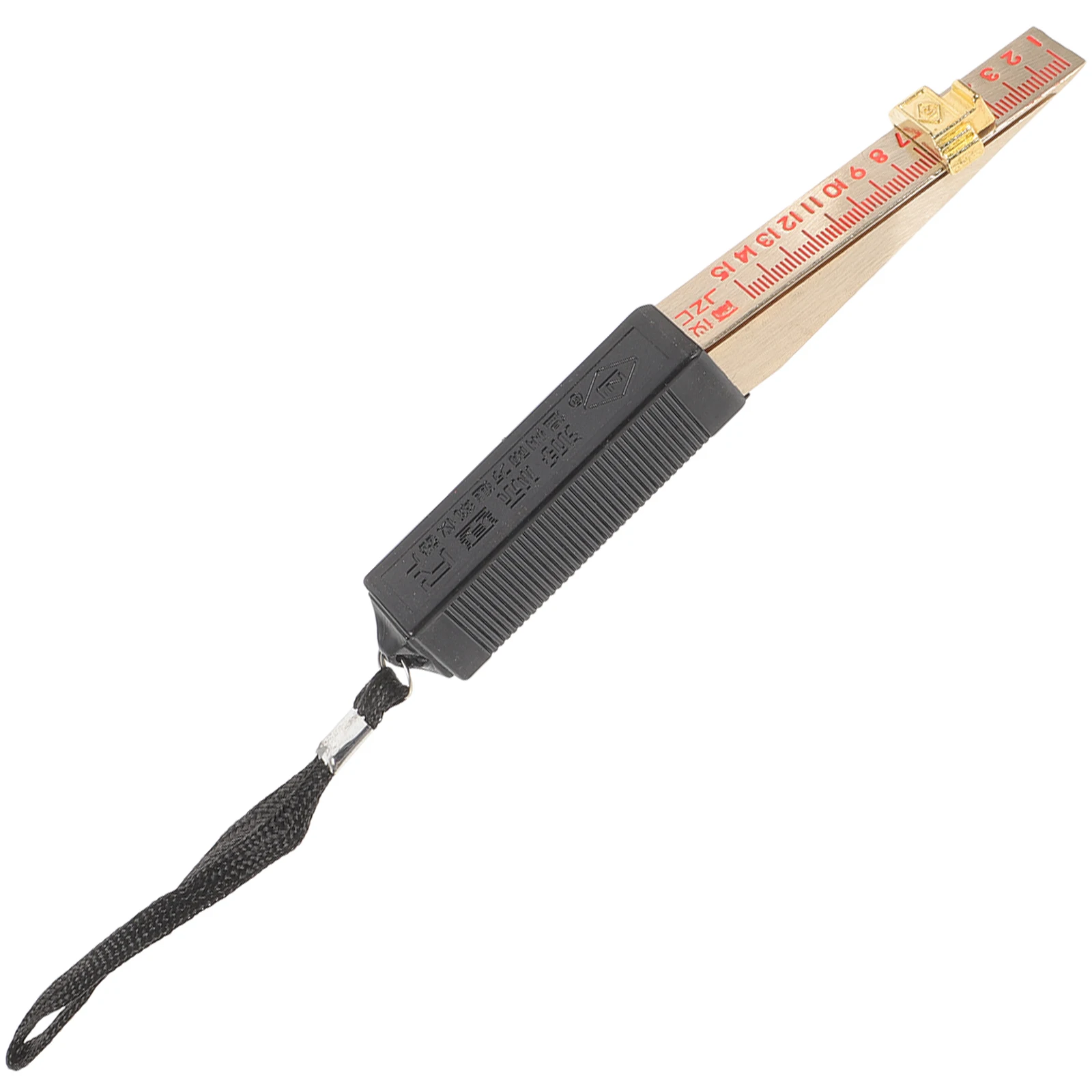 

Wedge Feeler Gauge Set Copper Thickness Measurement Tool for House Engineering Inspection DIY Projects Valve Width Measuring