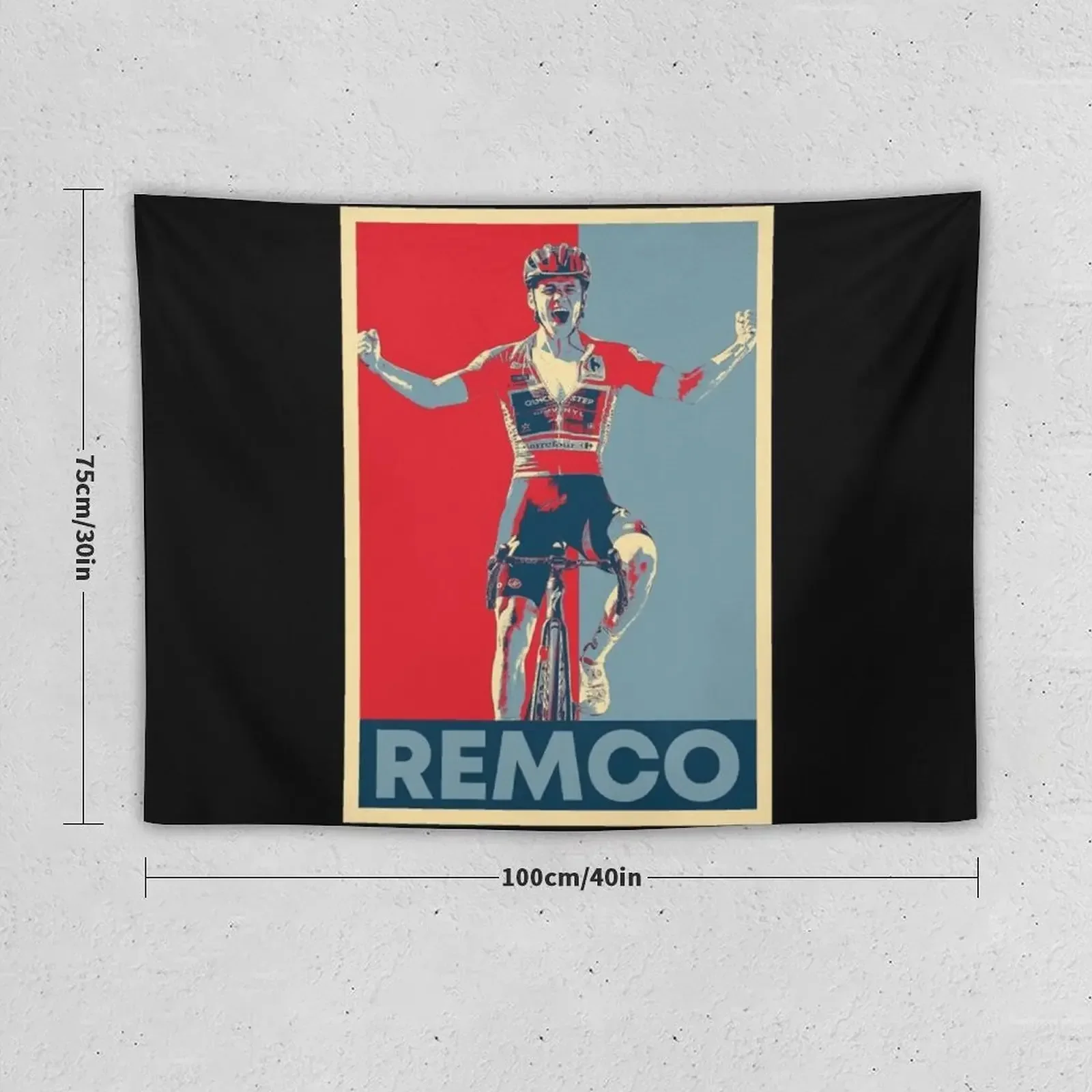 Remco Evenepoel Hope vintage Tapestry Custom Wall Hanging Decor Tapestry