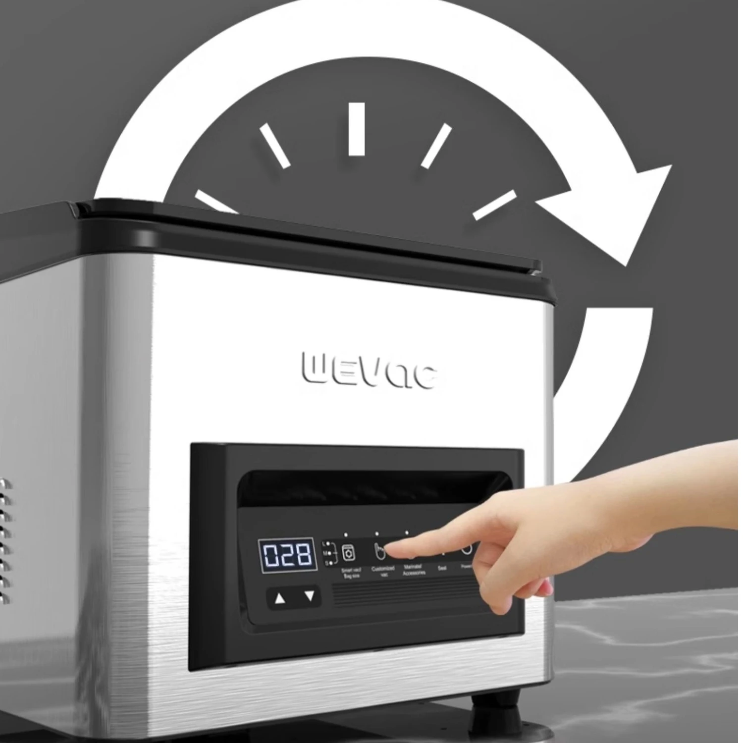 C1-PRO  Fully Automatic Vacuum Food Sealers for Commercial Home Use Wet Dry Chamber Preservation Vacuum Sealing Machine