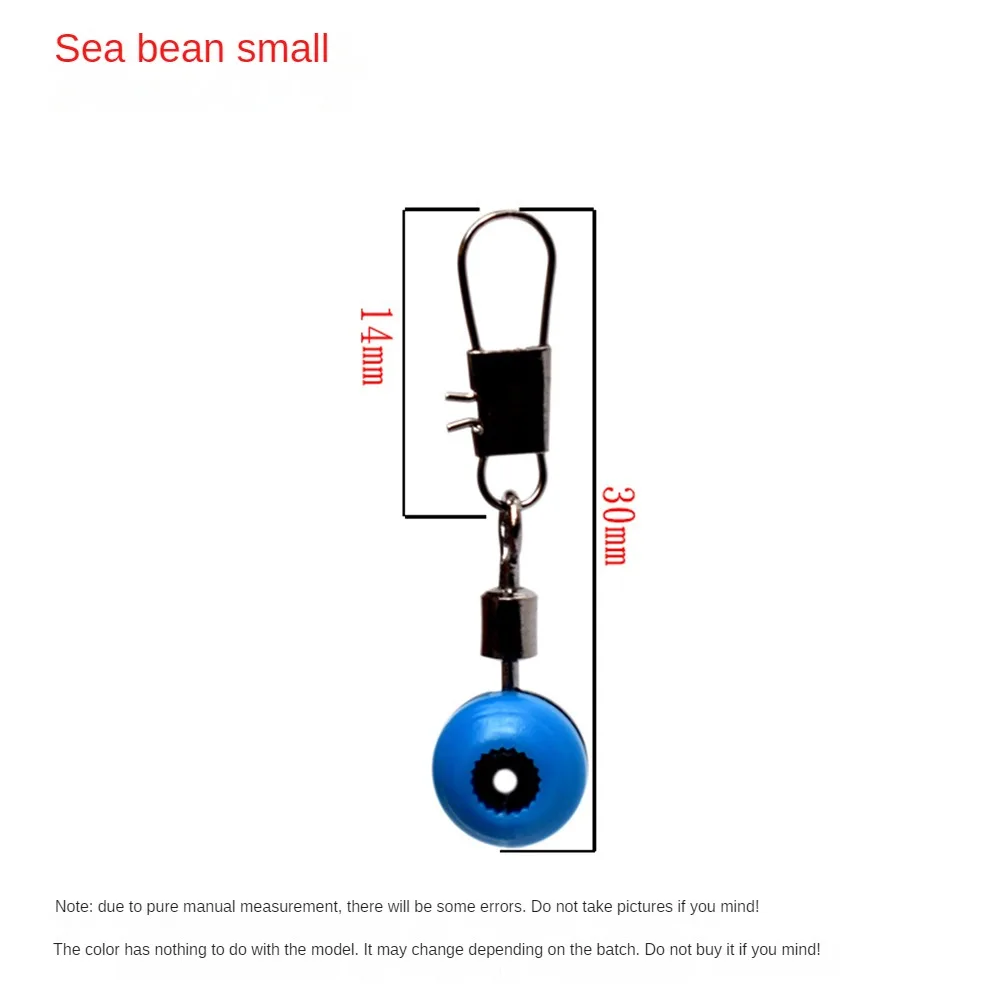 1~8PCS Fishing Float Bobber Stops Space Beans Swivel Connectors Wobbler Sea Fishing Saltwater Metal Plastic Tools Accessories
