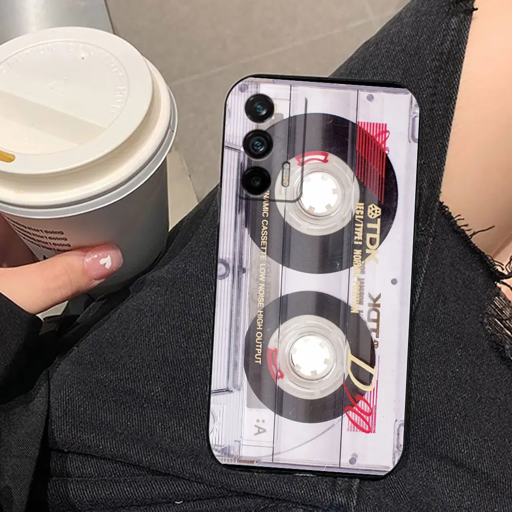 Classics Magnetic Radio tape Cassette Phone Case For Realme C11 C15 C20 C21 C21Y C30 C30S C33 C35 C53 C55 C63 C65 GT NEO 2 Case