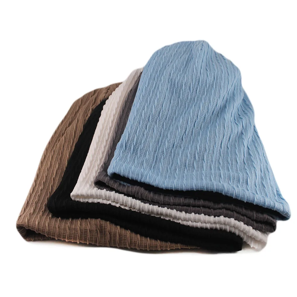 New Autumn Adult Men Women Warm Knit Skullies Beanies Fashion Soft Outdoor Striped Female Hat For Girls Comfortable Bonnet