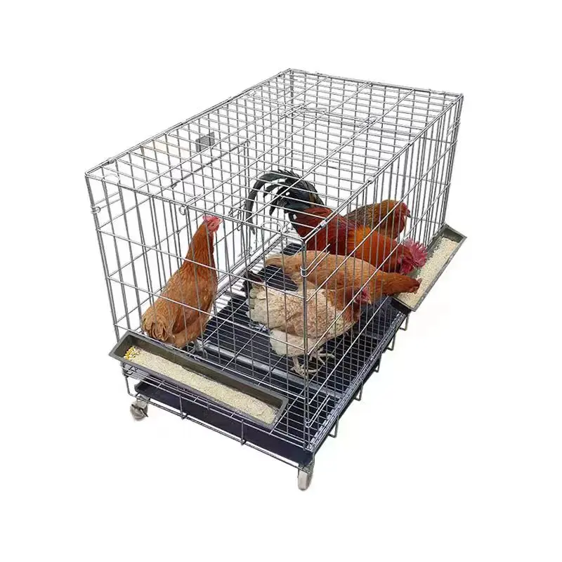 Manufacturer Wholesale Metal Chicken Coop Foldable Animal Cage