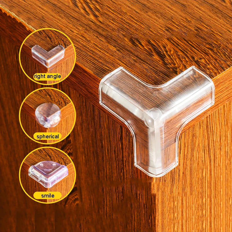 Transparent Anti-Collision Corner Protector, Children's Furniture Coffee Table Anti-Knock Thickened Table Corner Protector, 20 P