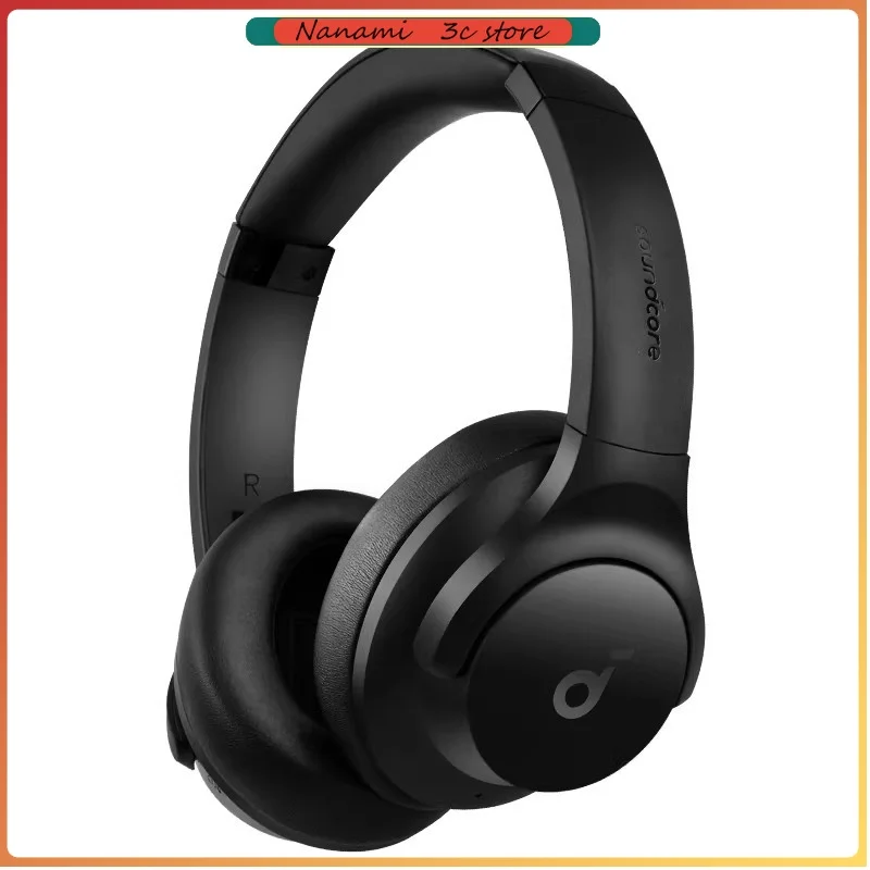 

Беспроводные Bluetooth-наушники Soundcore Q20i с гибридным активным шумоподавлением, накладные, подключение к двум устройствам, с микрофоном